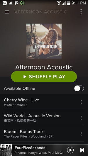Spotify untuk android